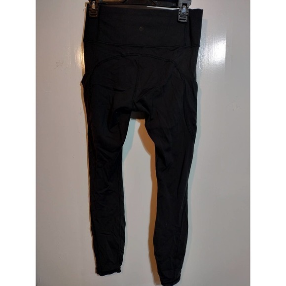 Athleta black athletic pants woman size small with side pockets - Picture 2 of 5